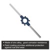 sourcing map Round Die Stock Handle Wrench 30mm(1.18") Adjustable Threading
