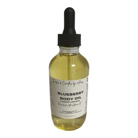 Generic Blueberry Body Oil with Lavender and Geranium, enriched with Vitamin E, natural
