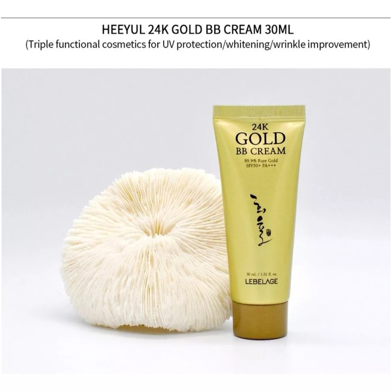Bidameun Crema Base De Maquillaje Coreana_ Bb Cream_ Oro 24k