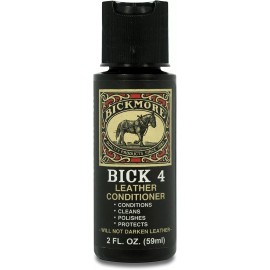 Bickmore Bick 4 Leather Conditioner and Leather Cleaner 2 Oz or 8 Oz Will Not Darken - 2 Oz
