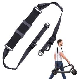 Scooter Carry Strap, Universal Adjustable Carry Strap, Hand Carry Handle for E Scooter, 144-206 cm Load Capacity, 50 kg Carry Strap, Balance Bike, E-Scooter Accessories, E-Scooter Accessories