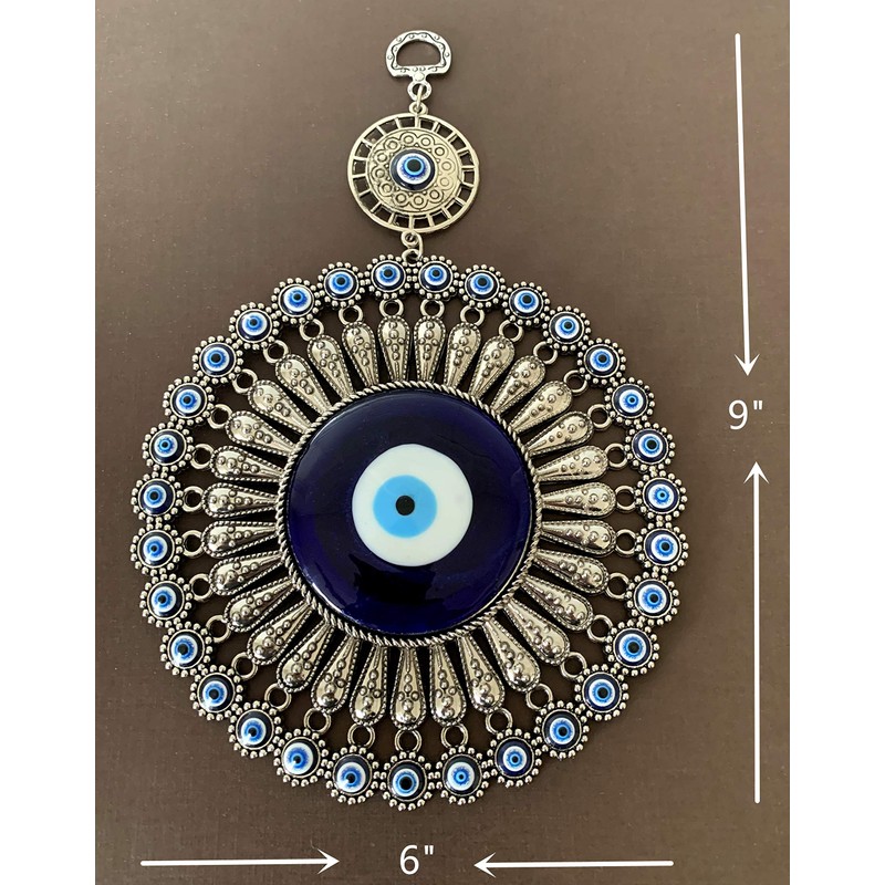 Blue Evil Eye Turkish Nazar Protective Wall Room Hanging Decoration