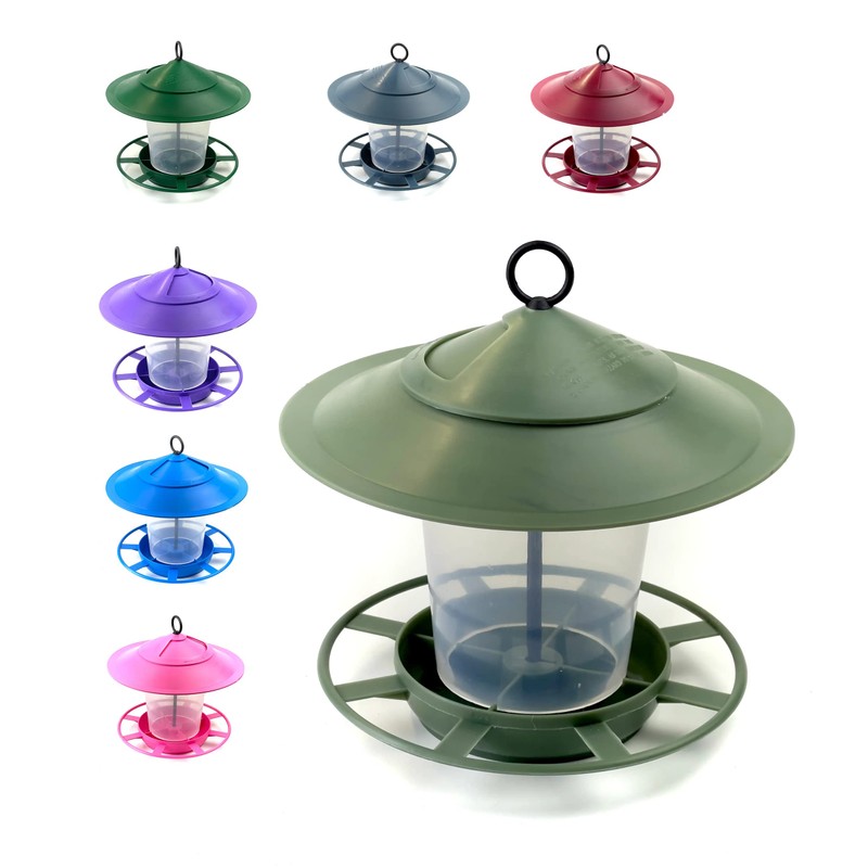 etree Easy Clean Hanging Lantern Bird Feeder (2023 Design) -