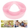Travel Tray Cup Holder Plastic Wear Resistant 10cm Dia Cup