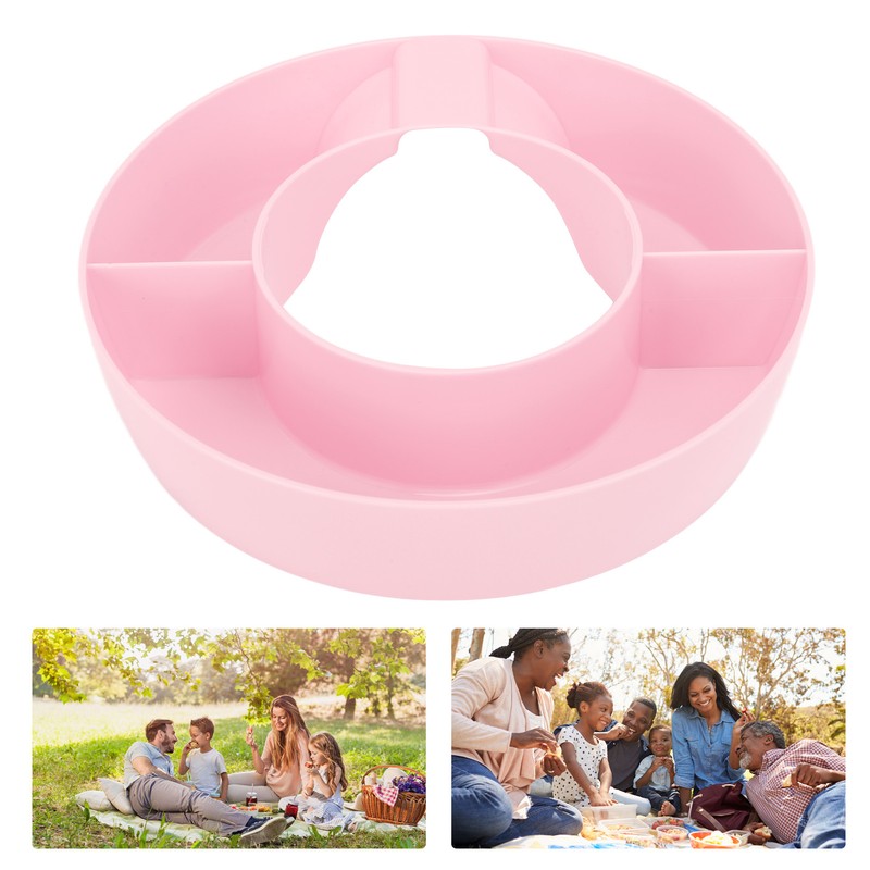 Travel Tray Cup Holder Plastic Wear Resistant 10cm Dia Cup