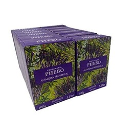 Linha Mediterraneo Phebo - Sabonete em Barra Cremoso Alfazema Provencal (12 x 100 Gr) - (Phebo Mediterranian Collection - Creamy Bar Soap Lavender From Provence (12 x 3.5 Net Oz))