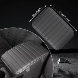 Aomsazto 1PCS Universal Car Accessories Center Console Armrest Cushion Pad Cover Mat