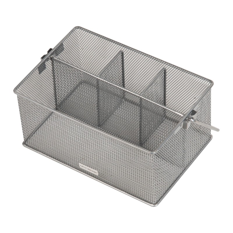 Mind Reader Network Collection, 4-Compartment Utensil or Supply Caddy with