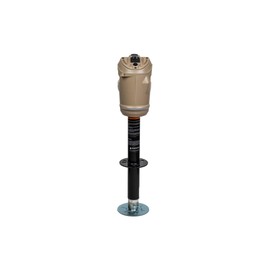 Bastion Distribution Desert Tan Sentinel Electric Jack | 3500lb Capacity | A-Frame | IP65 Switches | 90 Degree Twist Mount | Panoramic LED | BD-E3500S-FDE