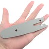 ZZHXSM 2PCS Alloy Chain Saw Guide Bar 13cm Silver Mini