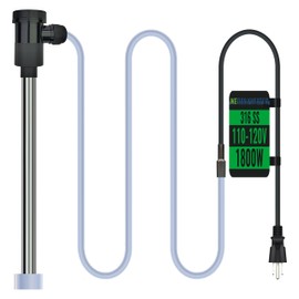 WE DAILYHEATER 1800W Fully Submersible Water Heater for Bathtub & Swimming Pool – Portable Immersion Electric Heater with WiFi Timer & Auto Shut Off for Hot Tub, Above Ground Pool and Inflatable Pool