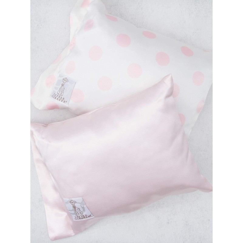 Little Giraffe Satin Decor Pillow - Ultra-Soft Feather Yarn Knit