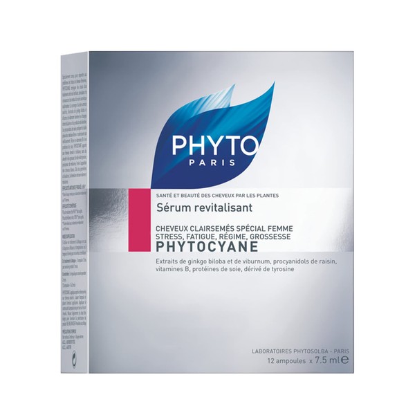 PHYTO Phytocyane Botanical Revitalizing Serum silver, 3.06 Fl Oz