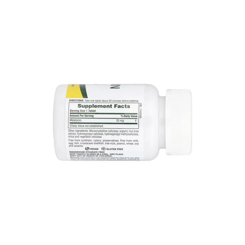 Naturesplus Melatonina 20 Mg 90 Comprimidos Sfn