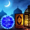 Capoda Ramadan Window Lights Eid Mubarak Decorations Moon Start and
