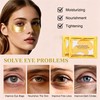 15 Pcs 24K Gold Eye Patch & 15 Pcs Crystal
