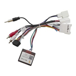 Bestycar Android Car Audio Radio Player Power Cable Adapter Wiring Harness for Toyota Corolla Highlander Prado Camry Tundra with JBL Amplifier Steering Wheel Control 16PIN Power Socket