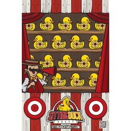 Duck Shooting Gallery | 12x18 Inch Premium Paper Targets | Sitting Duck Targets (5)