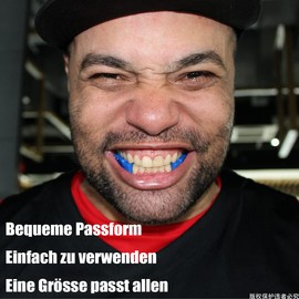 Powerlifting Mouth Guard for Sports and Fitness, Strength Training, Sports Mouth Guard for Weightlifting, Free for Talking and Drinking Water, Suitable for Sports without Contact, Lower Jaw (1 Piece,