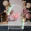 Wedding Arch Backdrop, Metal Mesh Arch Backdrop Stand, White Wedding