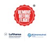 Lufthansa Keyring Airbus A350/Remove Before Flight Set of 3 Red