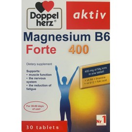 Dietary Supplement Doppelherz Active Magensium Forte 30tabs.