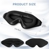 FlyCoco FlyCoco 99% Fully Block Out Light Eye Sleep Mask,