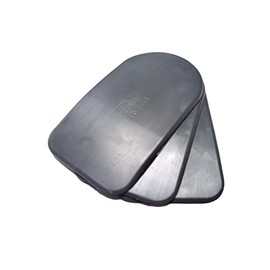 BML 3mm Heel Lifts, 3pk (Mens Small, Gray [Super Soft])