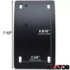 Krator License Plate Holder BLK For Buell Lighting XB9SX XB12S