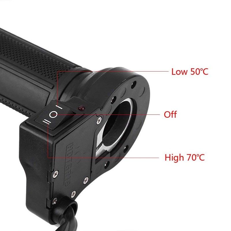 Motorcycle Grip Heater, Hot Grip, Temperature Adjustment, Cold Protection, Heat
