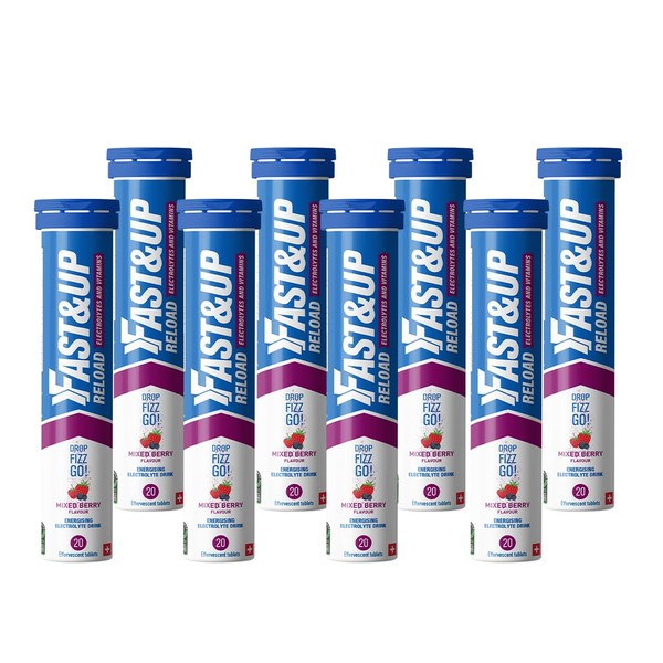 Fast&Up Reload Megapack – 160 Effervescent Tablets – Mixed Berry