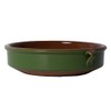 Terrissaires - Terracotta, Clay Bowl, Green Cazuela 17 cm Diameter