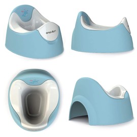 BABYLON Trio Children's Potty, Children's Toilets with Removable Bowl, Children's Toilet, Night Pot for Children/Toilet Seat Pot, Boys/Girls Children's Potty from 1 Year, Baby Accessories, Blue