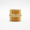 DOJA Barcelona Double Nipple Brass Connector Male Thread 3/8 Inch