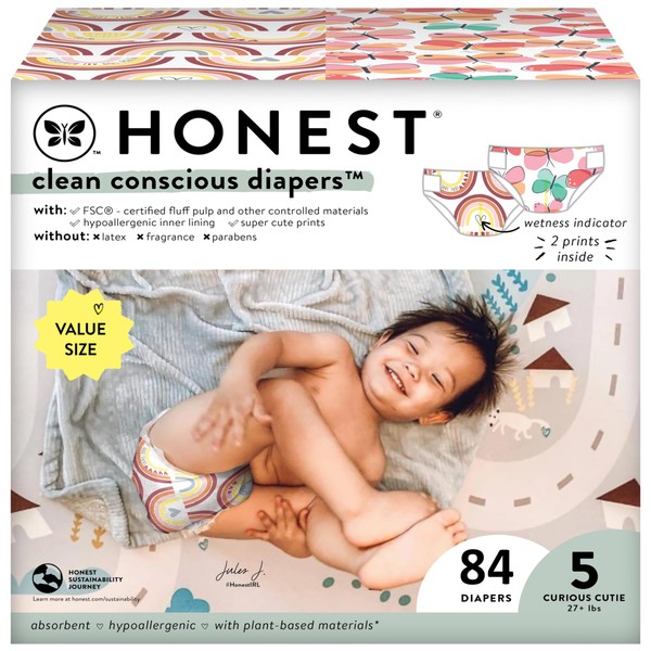 The Honest Company Clean Conscious Diapers | Plant-Based, Sustainable |