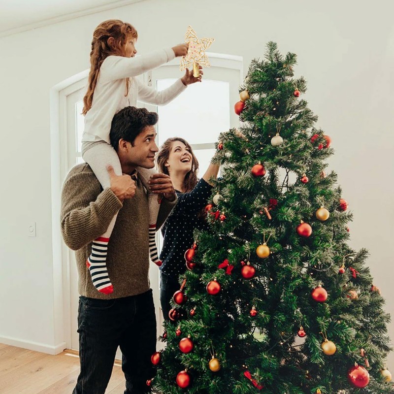 Christmas Tree Topper, 6.3 * 5.9 in Lightweight Tree Top