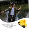 KOMBIUDA Waist Fishing Pole Holder Adjustable Support Belt Lightweight Fishing