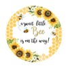 Laeacco 6.5x6.5ft Baby Shower Round Backdrop - Sweet Little Bee