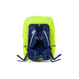 ergobag Waterproof Rain Cover for Backpack and School Bag with Reflectors and Elastic Band, Yellow - yellow, Rain cover