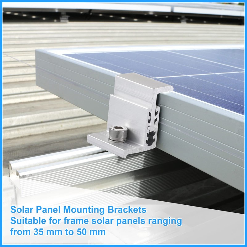 Zhengmy Solar End Clamp Solar Panel Mounting Z Bracket Mid