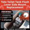 LASCO 04-2149OB Toto Replacement Toilet Tank Flush Lever Side Mount,