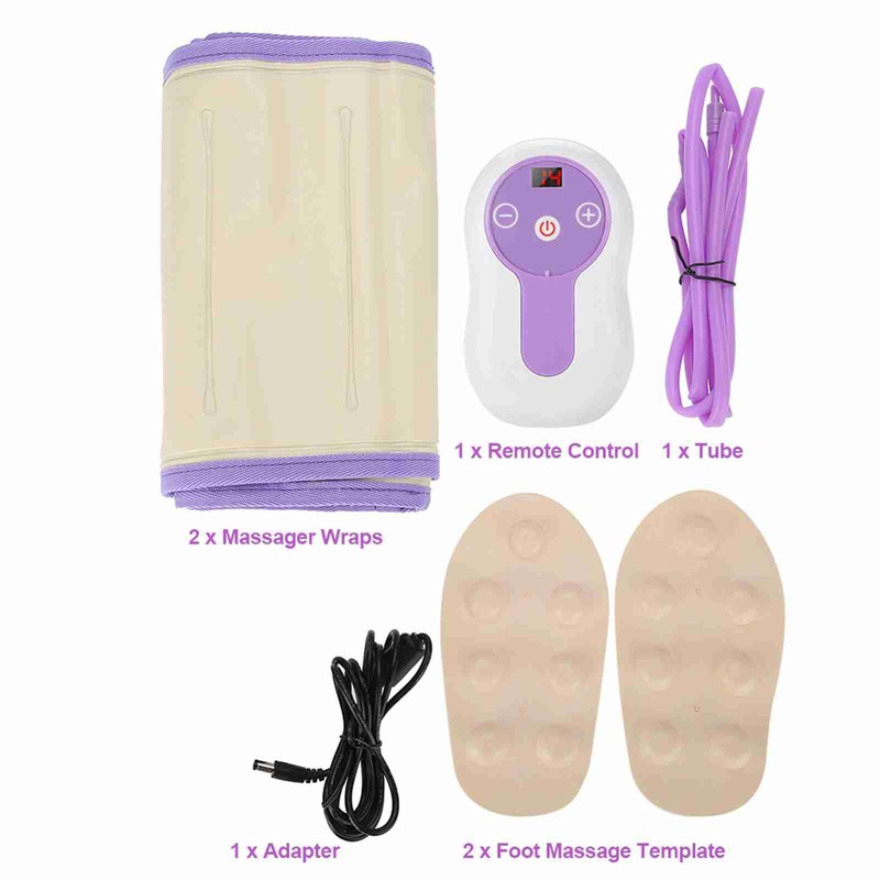 Air Compression Body Massager Electric Circulation Leg Wraps For Foot