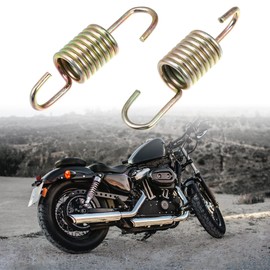 X AUTOHAUX 2pcs 6cm Length Gold Tone Motorcycle Brake Pedal Return Spring