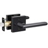 HOSOM Black Door Handle Interior, Privacy Door Levers for Bedroom