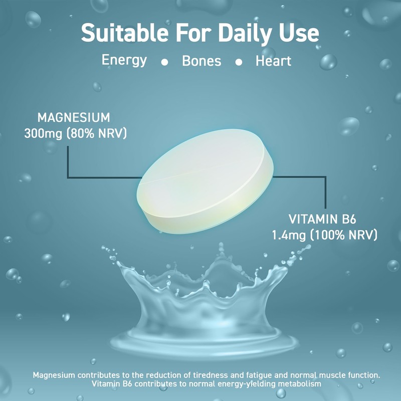 Applied Nutrition Solutions Magnesium Effervescent Tablets - 300mg Magnesium per