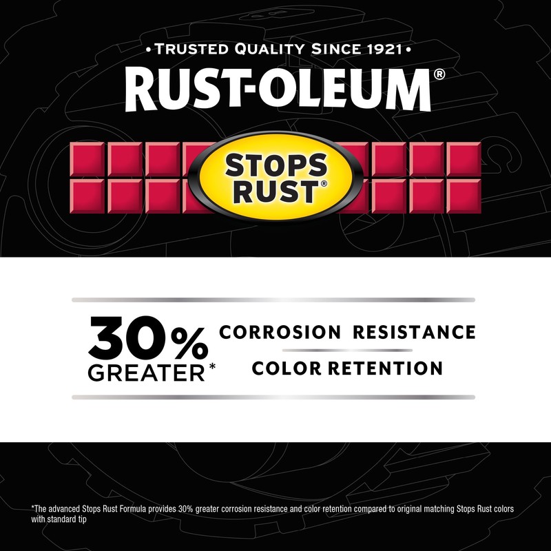 Rust-Oleum 376855 Stops Rust Custom Spray 5-in-1 Spray Paint, 12