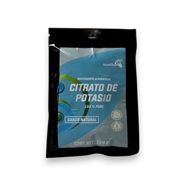 Citrato de Potasio IsaaQuim® | Pack 3 Sobres (120 g c/u) | Polvo 100% | Sabor Natural | Presentación Prueba