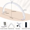 29in Half Moon Light for Nail Desk, Foldable Nail Light