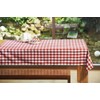texpot Table Linen with 2 cm Checked 100% Cotton -