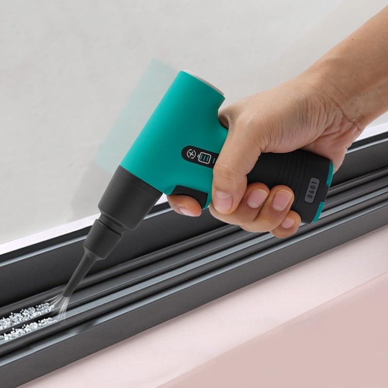 QUSKLISU Electric Air Duster, 13000RPM Compressed Blower Fan Multi-Functional Tiny